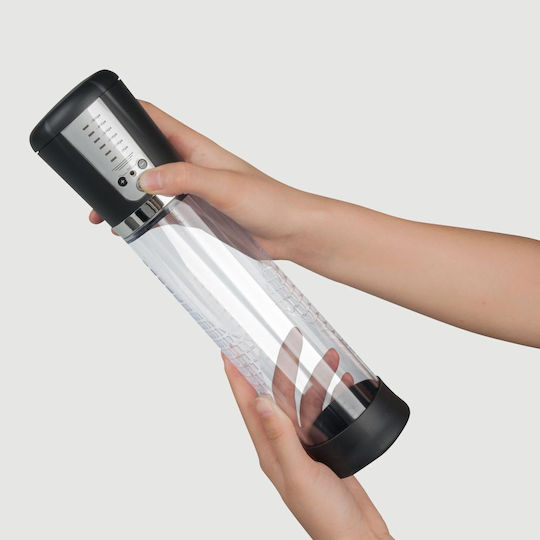 Electric Penis Pump Lcd Screen Sexopolis Male Beginner's Lcd Screen Electric Enhancer Auto Penis Pump Transparent