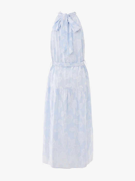 Sommer Maxi Kleid Blau
