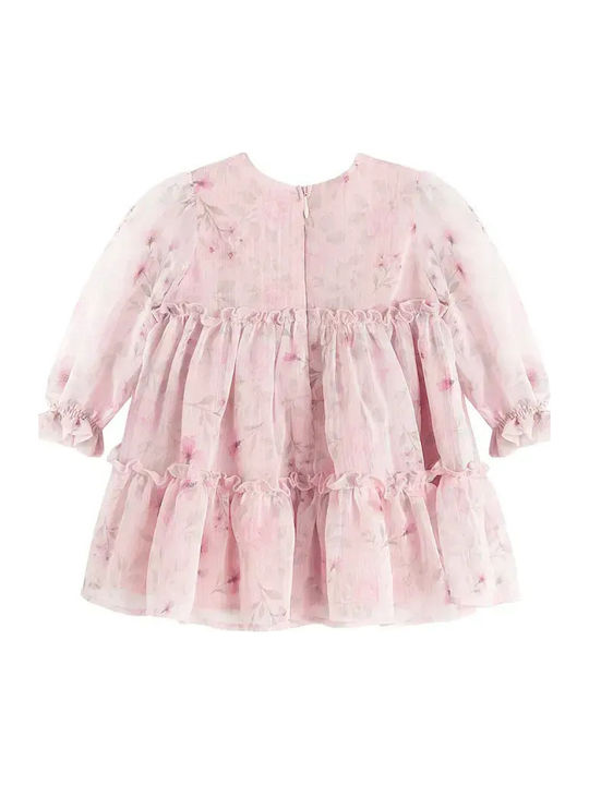 Girls Dress Long Sleeve Pink