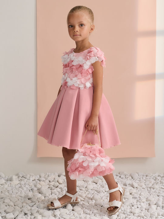 Rochie Fetiță Floral Roz
