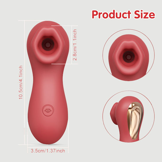 Аспиратор Клиторен Application Ultimate Sucker Clitoral Suction Stimulator Application Control Червен