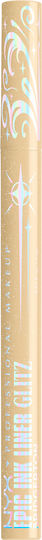 NYX Professional Makeup Bridgerton Royal Epic Ink Glitz Водоустойчив Химикал Очни Линии 2 Glitzed В Злато 1мл