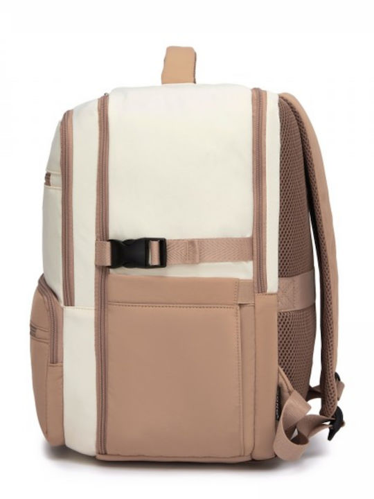 Miss Lulu Backpack Μπεζ