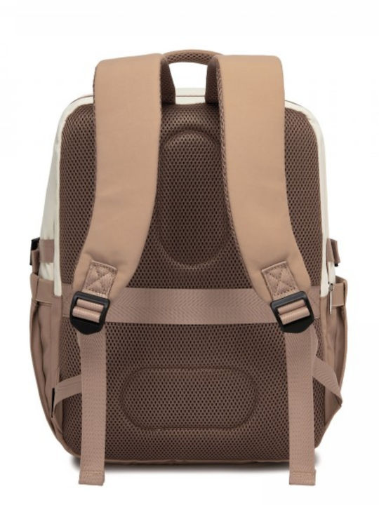 Miss Lulu Backpack Μπεζ