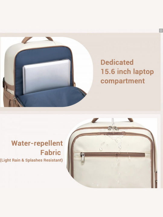 Miss Lulu Backpack Μπεζ