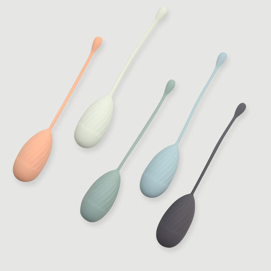 Set de Bile Vaginale din Silicon Sexopolis Wellness Kegel Exerciser Bullet Premium Silicone Kegel Ball Set Multicolor