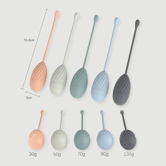 Set de Bile Vaginale din Silicon Sexopolis Wellness Kegel Exerciser Bullet Premium Silicone Kegel Ball Set Multicolor