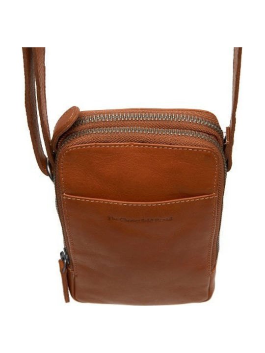 Leather Men's Shoulder / Crossbody Bag Tabac Brown