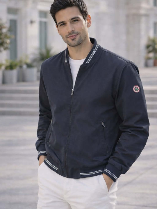 Bomber Jacket Double Sided Blue