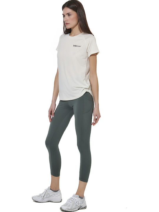 Leggings Pentru Instruire Colanti Cropped Verde