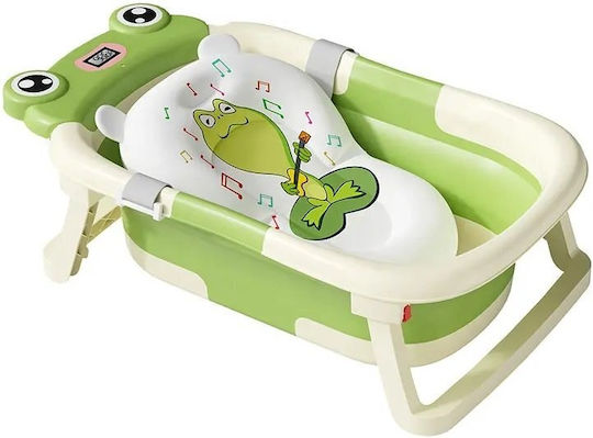 Little Mom Cadă Pliabilă Pentru Bebeluși cu Termometru Verde