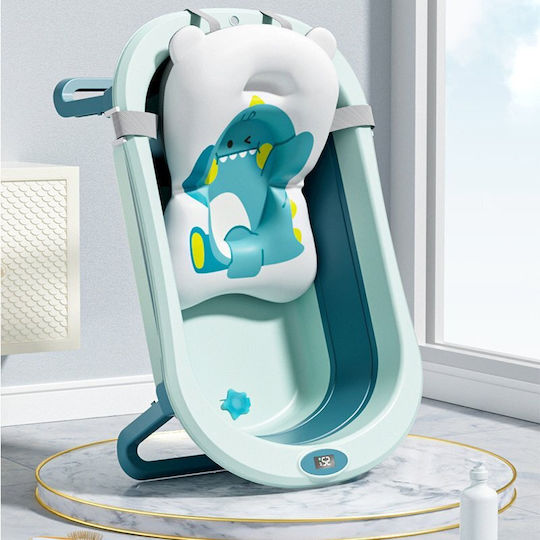 Little Mom Cadă Pliabilă Pentru Bebeluși Cu Termometru Verde