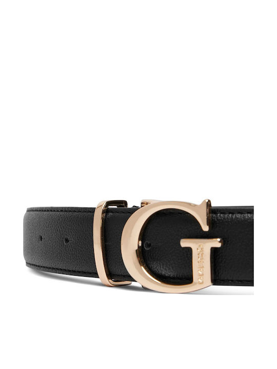 Guess Γυναικεία Ζώνη Μαύρη