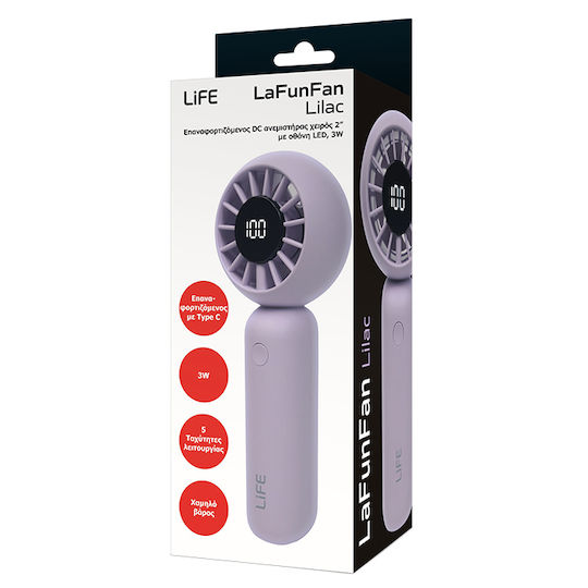 Life Ανεμιστηράκι Χειρός USB 3W