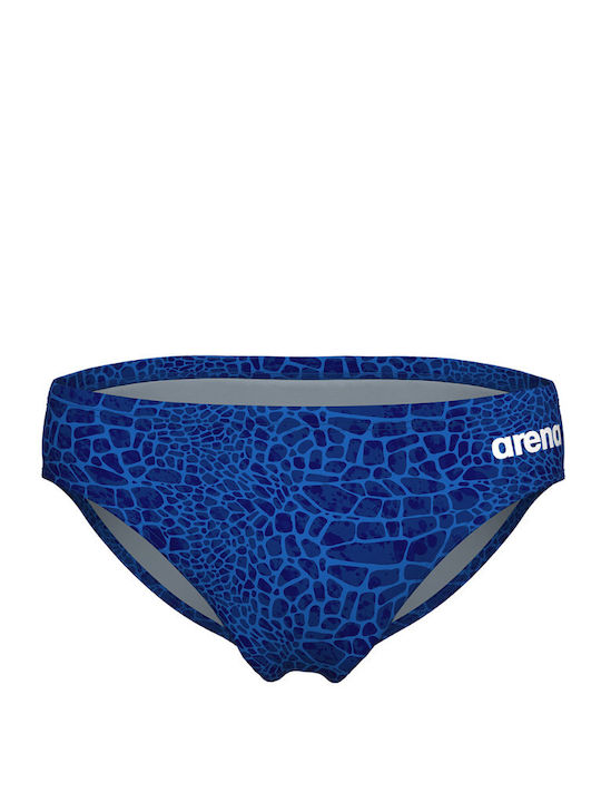 Ανδρικό Μαγιό Slip Team Royal  Navy με Σχέδια