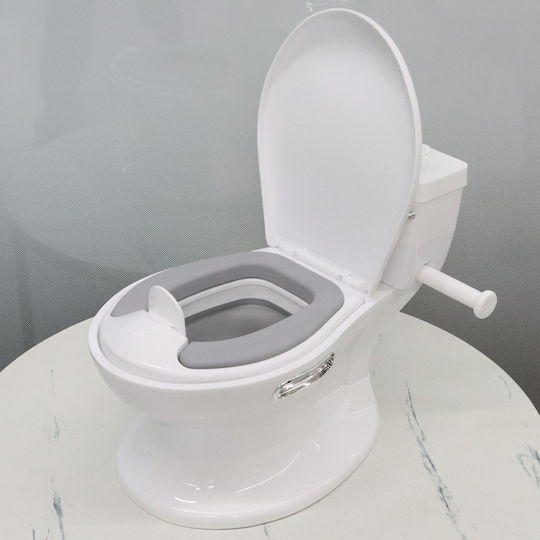 Little Mom Toaletă Pentru Copii cu Capac Alb până la 20kg