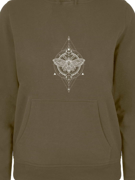 Women's Sweatshirt With Hood Olive