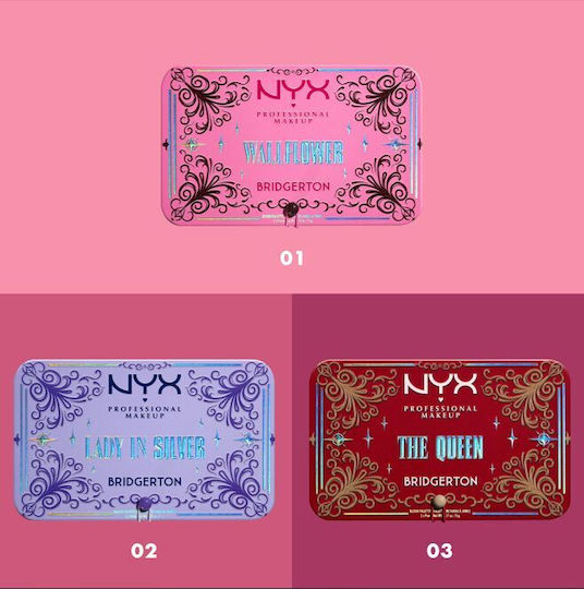 NYX Professional Makeup Bridgerton Royal Palette mit Rouge The Queen 5gr