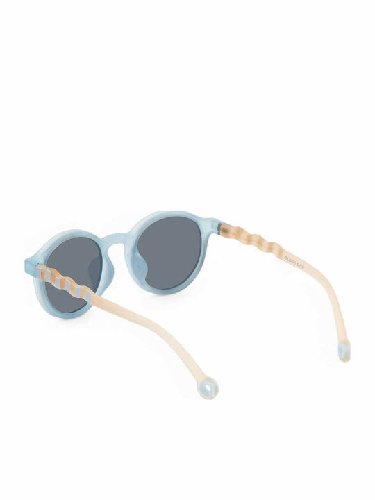Olivio & Co Oval Kids Sunglasses Blue for 3-5 Years