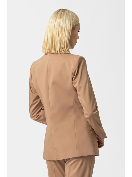 Chrisper Damen Blazer Braun