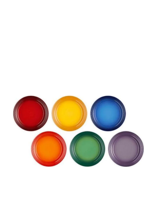 Le Creuset Πιάτο Ρηχό Πολύχρωμο με Διάμετρο 27cm 6τμχ