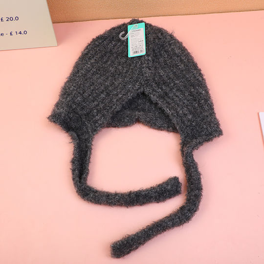 Unisex Beanie Knitted Hat in Black Color