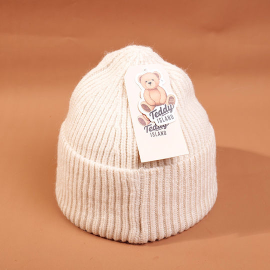 Beanie Unisex Căciulă Tricotată În Culoare Bej