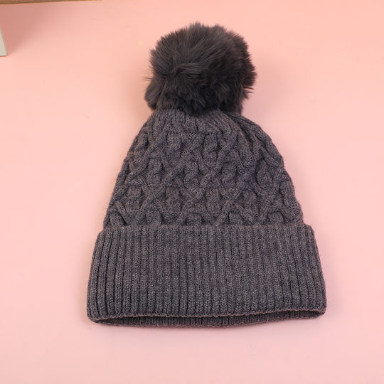 Beanie Unisex Căciulă Tricotată Gri