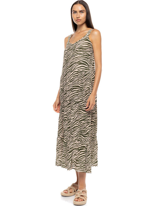 Pink Label Φόρεμα Παραλίας Bilbao Green Leo
