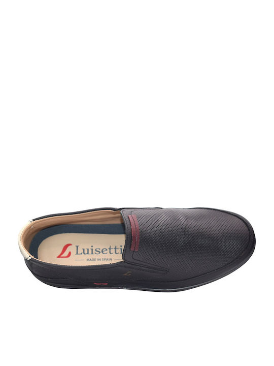 Leder Herren Mokassins in Schwarz Farbe