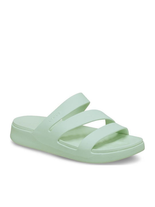 Strappy Σαγιονάρες σε Πράσινο Χρώμα 209587-3YF