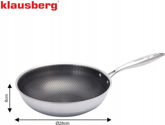 Klausberg Wok Steel 28cm
