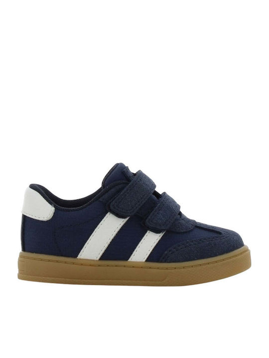 Kids Anatomic Sneakers With Hoop & Loop Closure Beige