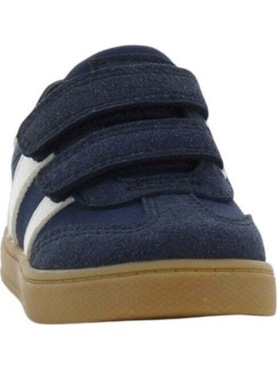 Kids Anatomic Sneakers With Hoop & Loop Closure Beige