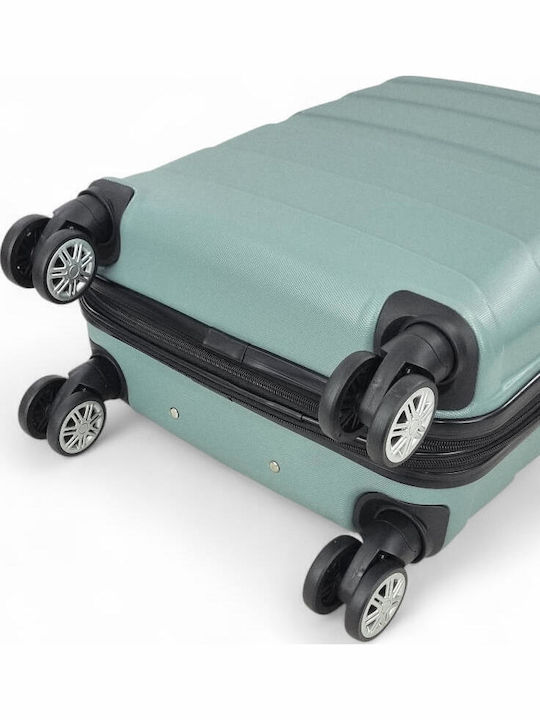 Greenwich Polo Club Cabin Hard Gray Suitcase with 4 Wheels Height 55cm