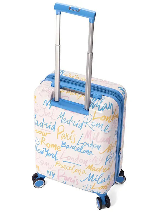 Benzi Cabin Travel Suitcase Multicolour with 4 Wheels Height 55cm