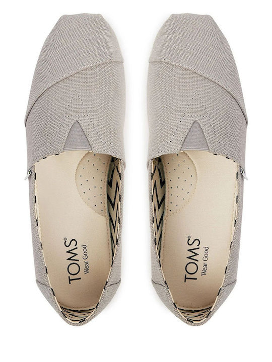 Stoff Herren Espadrilles in Grau Farbe