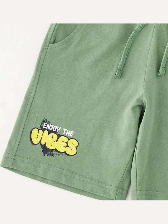 Kids Fabric Shorts/Bermuda Active Short Green