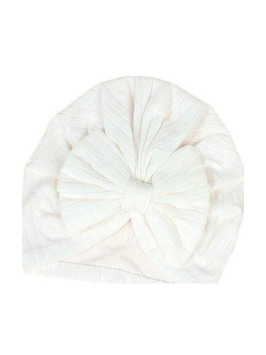 TakTakBaby Turban In White Colour