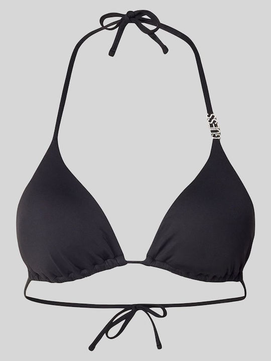 Bikini Τριγωνάκι με Ενίσχυση Black