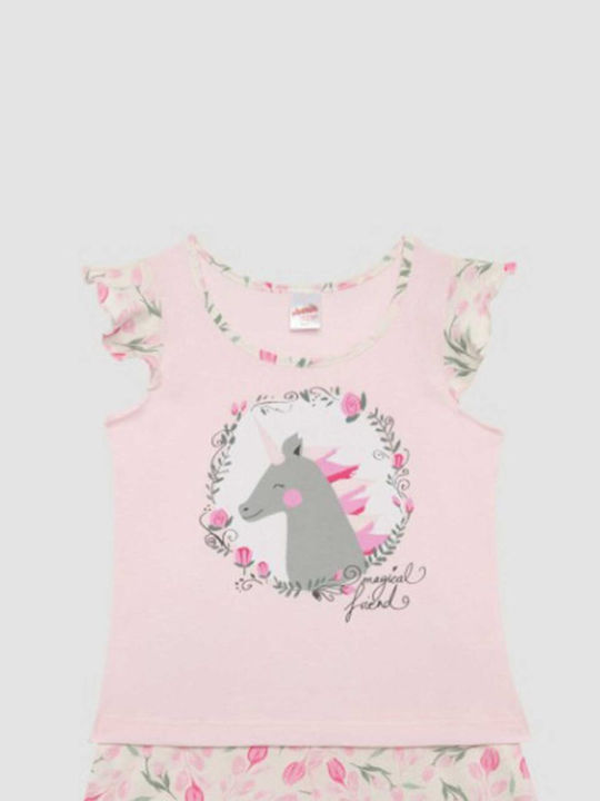 Minerva Kids Summer Pajama Pink Magical Dream