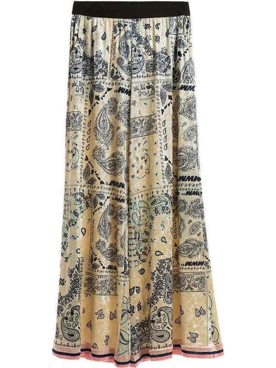 Women's Pantaloons in Palazzo Fit Beige