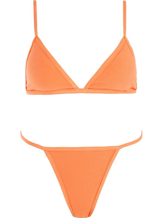 Gigi Bikini Set Triangle & Brazil Pink