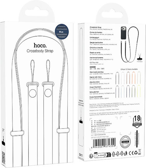 Hoco Blue Neck Strap for Mobile Phones