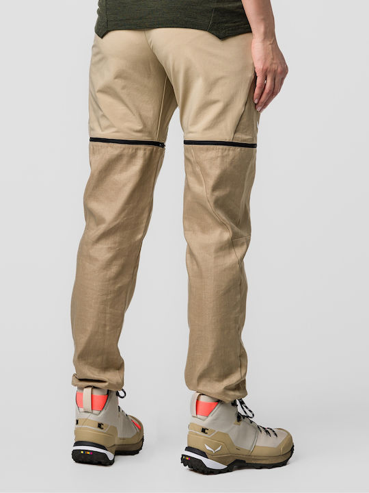 Salewa Hemp Dst Women's Long Hiking Trousers Beige