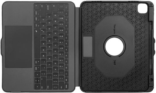 Targus Versavu Flip Cover Περιστρεφόμενη με Πληκτρολόγιο στα Ισπανικά Μαύρη (Ipad Pro 13-inch (m4))
