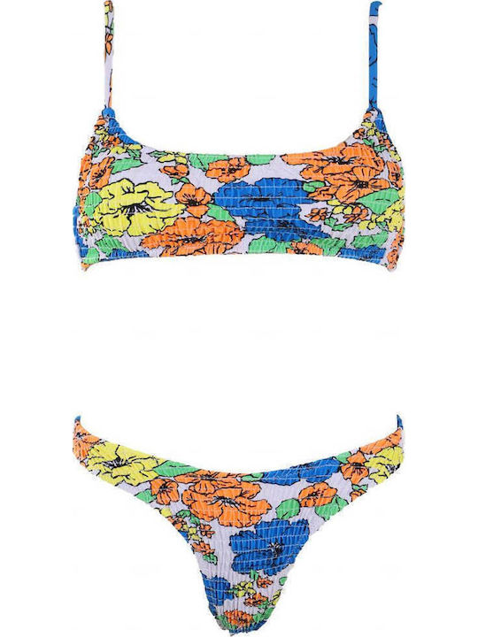 Gigi Set Bikini Μπουστάκι & Brazil Μπλε