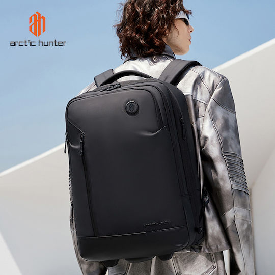 Arctic Hunter Σακ Βουαγιάζ 42lt Μαύρο με Ρόδες Υφασμάτινο