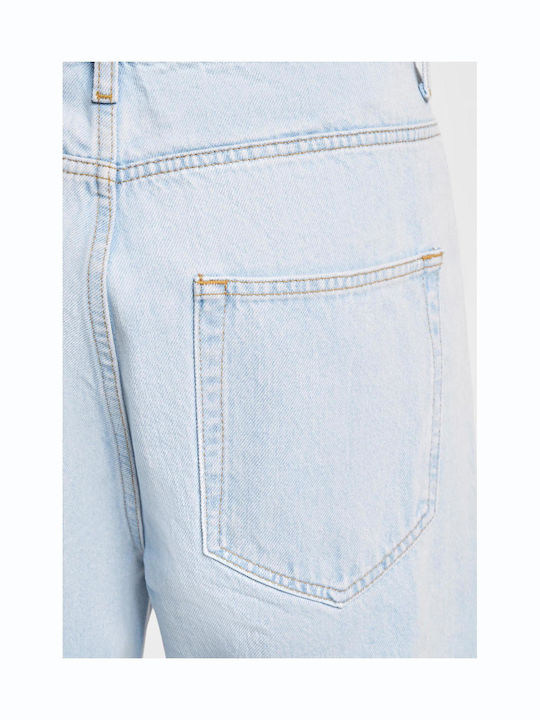 Ανδρικό Παντελόνι Τζιν με Relaxed Εφαρμογή Ice Blue