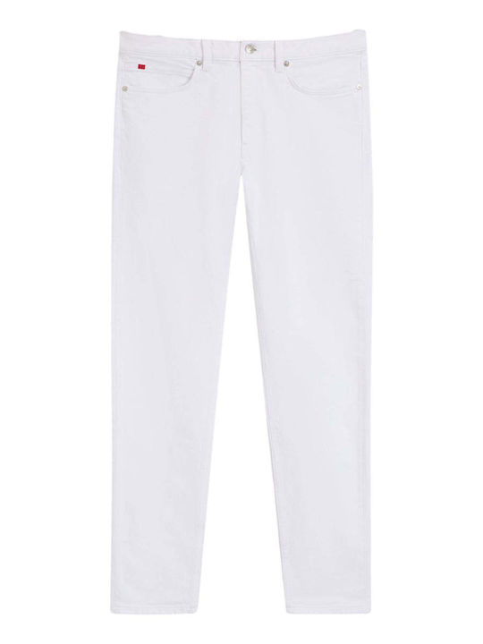 Men's Slim Fit White Jeans